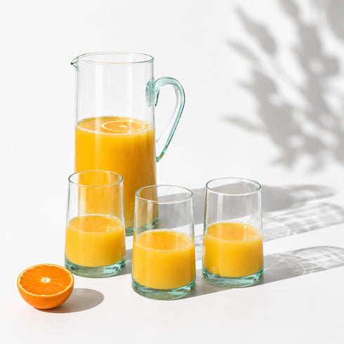 Bring historic Marrakech cafe charm to your table with our authentic Moroccan Beldi glass.