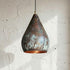 Illuminate your kitchen island with a rustic Art of handmade copper pendant light.