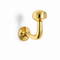 Handmade minimalist brass wall hook for modern home decor