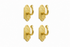 Handmade engraved brass wall hook for elegant home decor