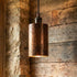 Add rustic farmhouse charm with this stunning Art of handmade hammered copper pendant.