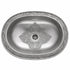 Elevate your bathroom countertop with an Art of handmade brass oval engraved sink.