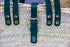 Handwoven large Moroccan straw basket with leather handles