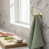 Handmade solid brass wall hook for bathroom and home decor
