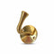 Handmade solid brass wall hook for bathroom and home decor