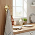 Handmade decorative brass double wall hook for home decor