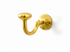 Handmade brass S hook with large cap for bathroom