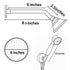 Handcrafted Unlacquered Brass Shower System with Rainfall Head & Hand Shower