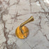 Handmade solid brass wall hook for bathroom and home decor