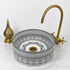 Illuminate your vanity with an Art of handmade ceramic round sink.