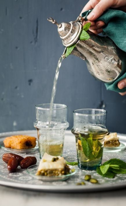 Lot of 6 Murano Style Drinking Glasses | Drinking Water Glass Set | Stemless Wine Glasses | Made in Morocco, Wedding Decor, Cocktail Glass