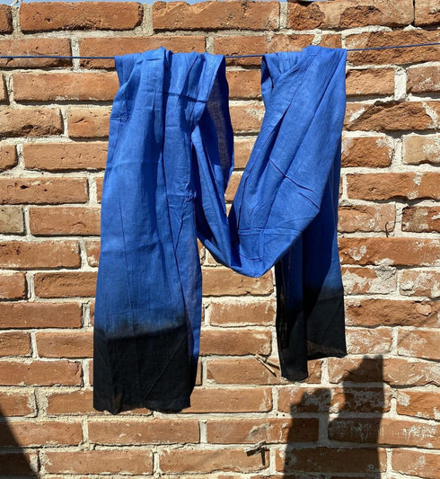 Moroccan Berber Tuareg Scarf- Long Handmade Ethnic, Tribal Turban Unisex Adult Rich Blue-Green-Pink-Red-