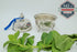 Moroccan Mint Tea Set : Silver Tray, Teapot, Integrated Filter, 3 Tea Glasses, Sugar holder decorated, Handmade in Morocco