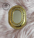 Set of 5 Small Moroccan Mirror in gilded brass, handmade Mirror for a beautiful decoration in the house, Carved Mirror, wall decoration