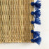 Tassel Placemat Set of 4, Handwoven Rattan Placemat, Natural Placemats, Boho Decor, Moroccan Decor, Vintage Tablemats, Rustic Placemats