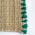 Tassel Placemat Set of 4, Handwoven Rattan Placemat, Natural Placemats, Boho Decor, Moroccan Decor, Vintage Tablemats, Rustic Placemats
