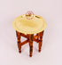Handcrafted Moroccan 11" OR 13" Round Brass Tray Table with folding Wood Stand Brass Coffee Tea Table Moroccan Home Decor Moroccan Furniture