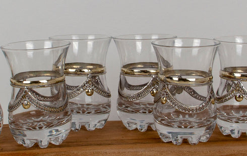 Turkish Tea Set, Turkish Tea Cups, Tea Glasses , coffee espresso cup, bubble boba tea, Wedding Decor, Cocktail Glass, Stemless Wine Glasses