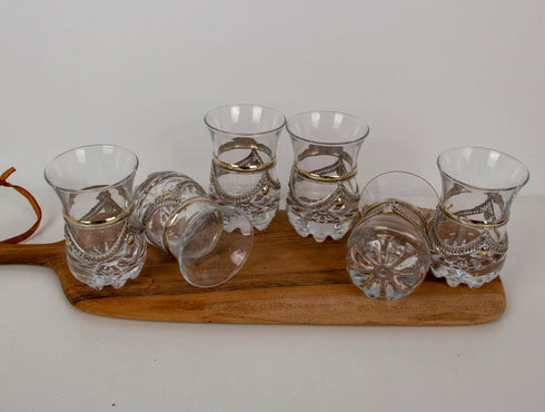 Turkish Tea Set, Turkish Tea Cups, Tea Glasses , coffee espresso cup, bubble boba tea, Wedding Decor, Cocktail Glass, Stemless Wine Glasses