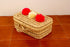 Box Pompom, Bridesmaid Personalized Party bridal handbag Box Lunch School Handmade Straw Bread Box, Baby Gift