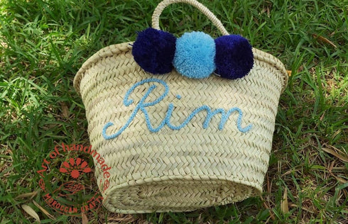 Personalized Bachelorette Party bridal handbag Gift Bag Bridesmaid Bag Bachelorette Custom Beach bag for kids friends , Customized Basket